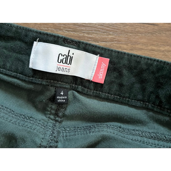 CAbi high skinny cord pants size 4 style 3743 - Picture 7 of 8